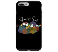Simaenaga Hokkaido Oiseau Instrument de Musique Trompette Sax Violon Guitare Amoureux de Musique Coque pour iPhone 7 Plus/8 Plus