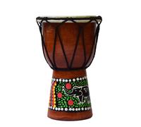Djembe Tambour Bongo Afrique Bois Peint Son Instrument Musique Dot Peinture