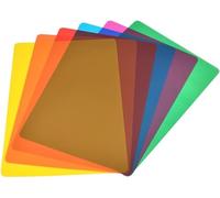 SIMAO TOYS Aide de Lecture Guidée Bandes de Surbrillance Colorées Lecture des Règles de Suivi pour Enfants, Enseignants, Personnes Souffrant de Dyslexie, 4 style (Feuille A4(4 pcs))