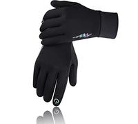 SIMARI Gants Thermiques d'hiver pour Enfants Gants Coupe-Vent antidérapants à écran Tactile 3-15 Ans SMRG106 (Noir XL)