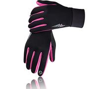 SIMARI Gants Thermiques d'hiver pour Enfants Gants Coupe-Vent antidérapants à écran Tactile 3-15 Ans SMRG106 (Rose L)