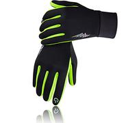 SIMARI Gants Thermiques d'hiver pour Enfants Gants Coupe-Vent antidérapants à écran Tactile 3-15 Ans SMRG106 (Vert S)