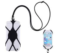 Simarro Lanière universelle pour téléphone portable - Sangle tour de cou en silicone avec design à bandoulière, protection anti-chute pour la plupart des téléphones