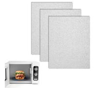 simarro Lot de 3 disques de mica pour micro-ondes - 15 x 12 cm - Feuille de mica - Découpable - Plaque de mica - Plaque de mica - Couvercle de guide d'onde universel - Pour micro-ondes - Accessoires