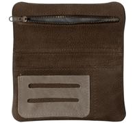 Simaru Blague à Tabac à Rouler en Cuir Végan - Compartiments pour briquet, filtres et Porte-papiers - Porte-tabac zippé- Fabriqué en UE - Idée cadeau pour les Fumeurs