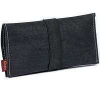 Simaru Blague à Tabac en liège extrêmement Stable, Blague à Tabac pour Tabac, Pochette (Noir)