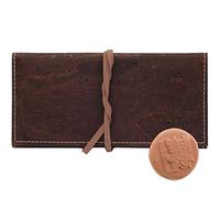 Simaru Blague à Tabac Vegan en Cuir de Liège avec Pierre Humidificateur - pour Paquets de Tabac de 30g et 35g - Compartiments pour Filtres et Papiers - Écologique et Pratique.