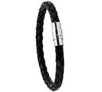 Simaru Bracelet en cuir, bracelet tressé stylé en cuir premium Made in Germany avec fermeture à baïonnette en acier inoxydable pour femmes & hommes