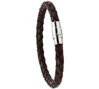 Simaru Bracelet en cuir, bracelet tressé stylé en cuir premium Made in Germany avec fermeture à baïonnette en acier inoxydable pour femmes & hommes