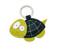Simaru Porte-clés animal solide en cuir véritable de qualité supérieure, fabriqué en UE, parfait pour Noël, anniversaire, anniversaire de mariage, trouvez votre animal préféré, Tortue, taille unique