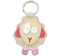 Simaru Porte-clés animal solide en cuir véritable de qualité supérieure, fabriqué en UE, parfait pour Noël, anniversaire, anniversaire de mariage, trouvez votre animal préféré, Mouton, taille unique