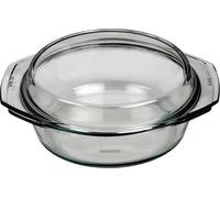 SIMAX 021/001/005 Bol avec couvercle, rond, verre borosilicaté, 2,5 litres ø 24,9 cm, transparent (1 pièce)