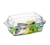 Simax 8593419414848 Fontaine rectangulaire de 3,2 litres + couvercle 2,3 l, 3,2 litres, verre