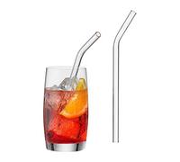 SIMAX - Coffrets de 6 pailles en verre résistant + brosse, dimensions 1 x20 cm - Verre Borosilicate - très haute résistance 41201/6