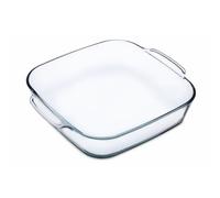 SIMAX Plat à four carré en verre - Contenance 1,6 L, Dimension 25,4 x 21 x 5,5 cm - Verre Borosilicate Très Haute Résistance 7286