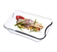 Simax Plat de cuisson en verre transparent 26 x 17 x 9,3 cm