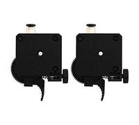 SIMAX3D Lot de 2 pièces d'extrudeuse en titane compatibles avec CR10, imprimante 3D Ender 3 Series Compatible avec E3D V6 Hotend J-Head 1,75 mm Filament PLA (2 pièces/lot)