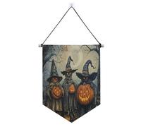 Simayan75597_48535_tresmouths_wilkes_trick_or_treat_happy_hallo_d4f73e1a-7865-4079-935f-076575251c6d - Bannière murale avec tige télescopique - Décoration de cour pour intérieur et extérieur
