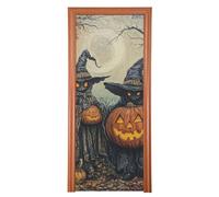 Simayan75597_48535_tresmouths_wilkes_trick_or_treat_happy_hallo_d4f73e1a-7865-4079-935f-076575251c6d Couverture de porte arrière 91,4 x 248,9 cm Décoration saisonnière Printemps Été L