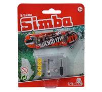 Simba Fingerboard 103306083 - 9 cm, anti-stress, 6 assortis, accessoires, dès 5 ans