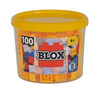 Simba - 104114110 - Ensemble de Blocs de Construction - Blox 4 - 100 Pièces - Jaune