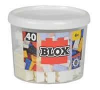 Simba Ensemble de blocs de construction Blox 8 40 pièces Blanc