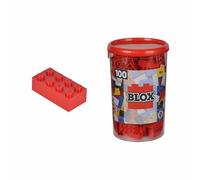 Simba - 104118905 - Ensemble de Blocs de Construction - Blox 8 - 100 Pièces - Rouge
