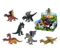 Simba 104342325 - Nature World - Dragons, 6 Sorts - Neuf