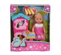 Simba 105733065 Simba-105733065-Doll Set-Evi Love-Rabbit House, Multicolored, On