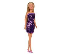 Simba 105733366 - Poupée Steffi Love en Robe à Paillettes Tendance, avec Effet Swap, Paillettes réversibles, Un Seul Article est livré, 29 cm, à partir de 3 Ans
