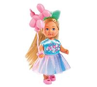 Simba 105733474 - Poupée Evi Love Balloon dans Une Jolie Robe avec nœud dans Les Cheveux et Le Ballon, il ne s'agit Que d'un Article