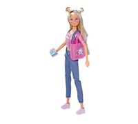 Simba 105733602 - Steffi Love Kitty Fashion Poupée à vêtements dans Une Tenue Tendance avec Lunettes et Tablette Aspect Chat et Shopper, poupée de Jeu de 29 cm, à partir de 3 Ans