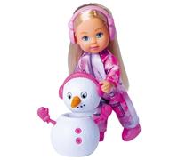 Steffi Love - Evi Love Neige - Mini Poupée 12cm - Tenue de Ski - Bonhomme de Neige - Dès 3 Ans - 105733646