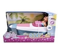 Simba 105733736 - Bateau Steffi Love - Deux Steffi en Maillot de Bain Y Compris Bateau avec Baignoire et Dauphin, 35cm, Dès 3 Ans