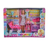 Simba - 105736350 - Steffi Love - Le Monde de bébé - Poupée 29 cm, Enfants et Accessoires