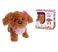 Simba Chien en peluche Chichi Love Tea Cup Poodle – Court, aboie, bouge la queue, 16 cm, dès 3 ans
