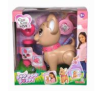 Simba 105893264 Poupée Chi Love Poo - Petit Chihuahua avec Accessoires de Promenade, Multicolor