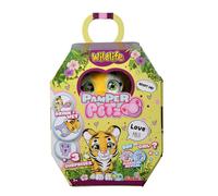 Simba 105953575 - Pamper Petz Tiger, avec Fonction de Boisson et d'humidité, Tigre pour Enfants à partir de 3 Ans, Tigre à Jouer avec Surprise et Patte Magique bébé Animal