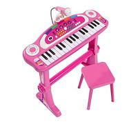 Simba - 106830690 - Clavier sur Pied - My Music World avec Tabouret - Girls, Noire