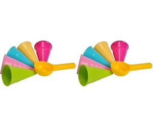 Simba - 107108605 - Ensemble de Moules à Sable - Crème Glacée (Lot de 2)