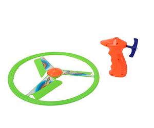 Simba 107203515 - Jeu de vol Rotor Flyer, 2 Couleurs Assorties, Un Seul Article est livré, démarreur avec palan à câble, Rotor 27 cm, à partir de 3 Ans
