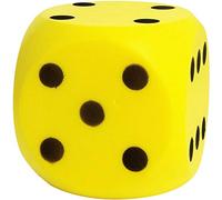 Simba 107352855 - Grand dé en Mousse, Couleurs Assorties Multicolore