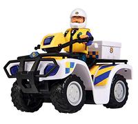 Quad de police Sam Le Pompier avec figurine Malcolm et accessoires - SIMBA.DICKIE.GROUP - Blanc