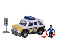 Simba Kit de jeu Sam le Pompier – Voiture 4x4 19 cm, son et lumière, figurine Malcom, dès 3 ans