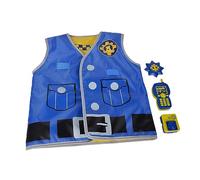Simba 109252478 - Kit d'intervention de Police Sam Le Pompier, Gilet imprimé avec Fonction réversible, Body Cam 5 cm avec visionneuse d'images, Talkie-walkie, Marque