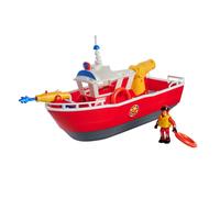 Simba Bateau de pompier Sam le Pompier Titane 32 cm jouet flottant avec figurine