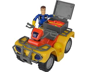 Simba 109257657 - Quad de pompier Sam Mercury avec figurine et accessoires
