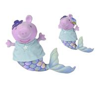 Simba 109261014 - Peluche sirène Peppa Pig avec nageoire imprimée Multicolore, 30 cm, pour Les Enfants dès Les Premiers Mois de la Vie