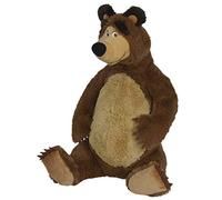 Simba - 109309894 - Masha et Michka -Peluche Michka avec Jambes Articulées - Marron - 50 cm