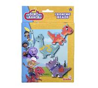 Simba 109312607 Dino Ranch Lot de 2 000 Perles à Repasser, 1 Plaque enfichable, modèles à partir de 6 Ans, Multicolore
